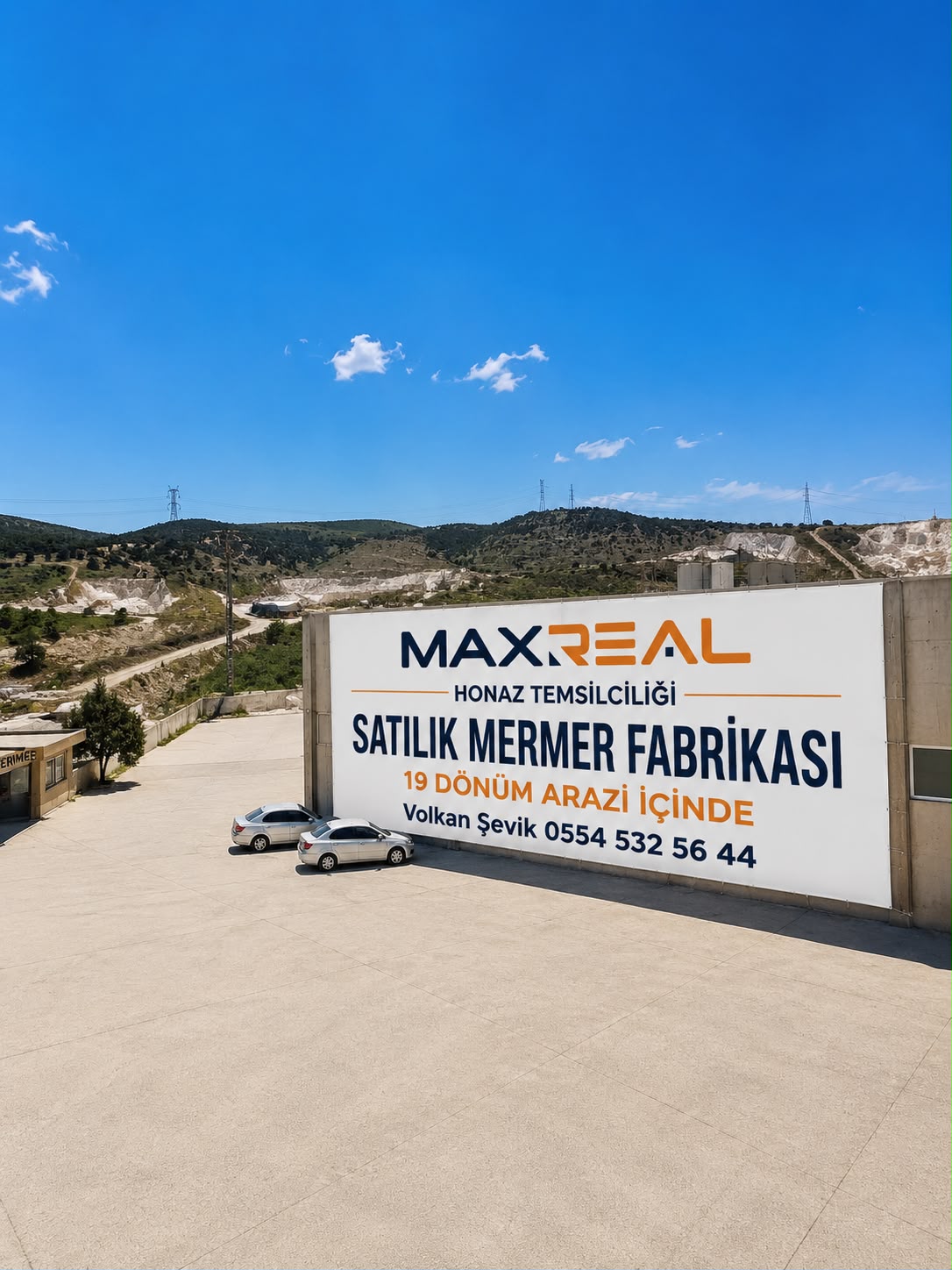 SATILIK MERMER FABRİKASI! KURULU DÜZEN FAAL TAM ENTEGRE! 19 DÖNÜM ARAZİSİ İLE BİRLİKTE !